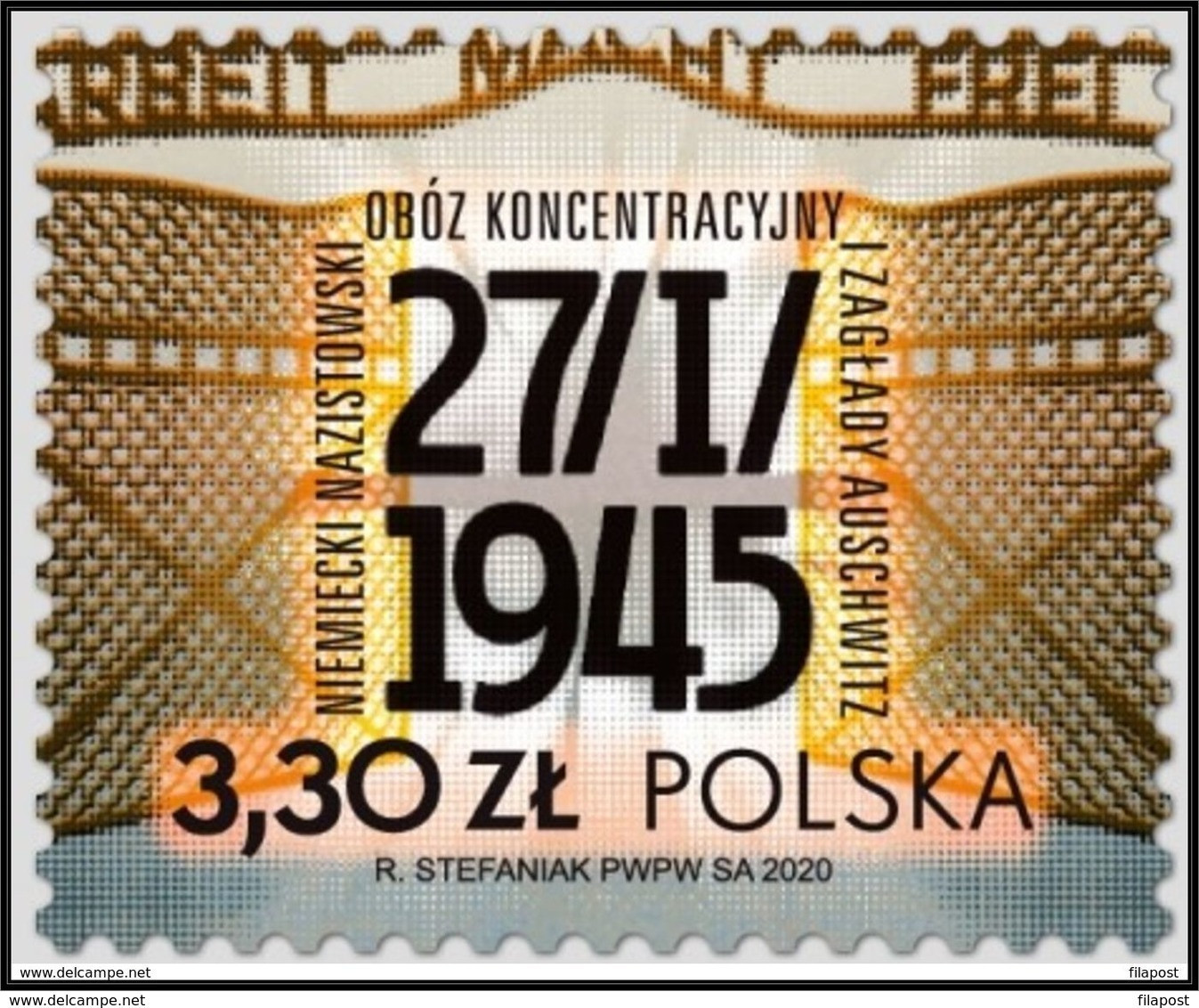 POLAND 2020  75th Anniversary Of The Liberation Of The German Nazi Concentration And Extermination Camp Auschwitz MNH** - Neufs