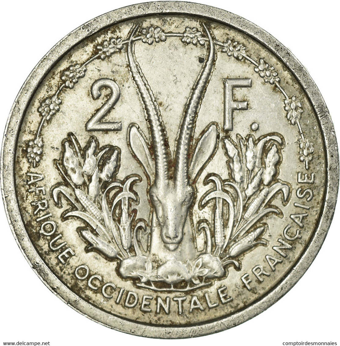 Monnaie, French West Africa, 2 Francs, 1948, Paris, TB+, Aluminium, KM:4 - Côte-d'Ivoire