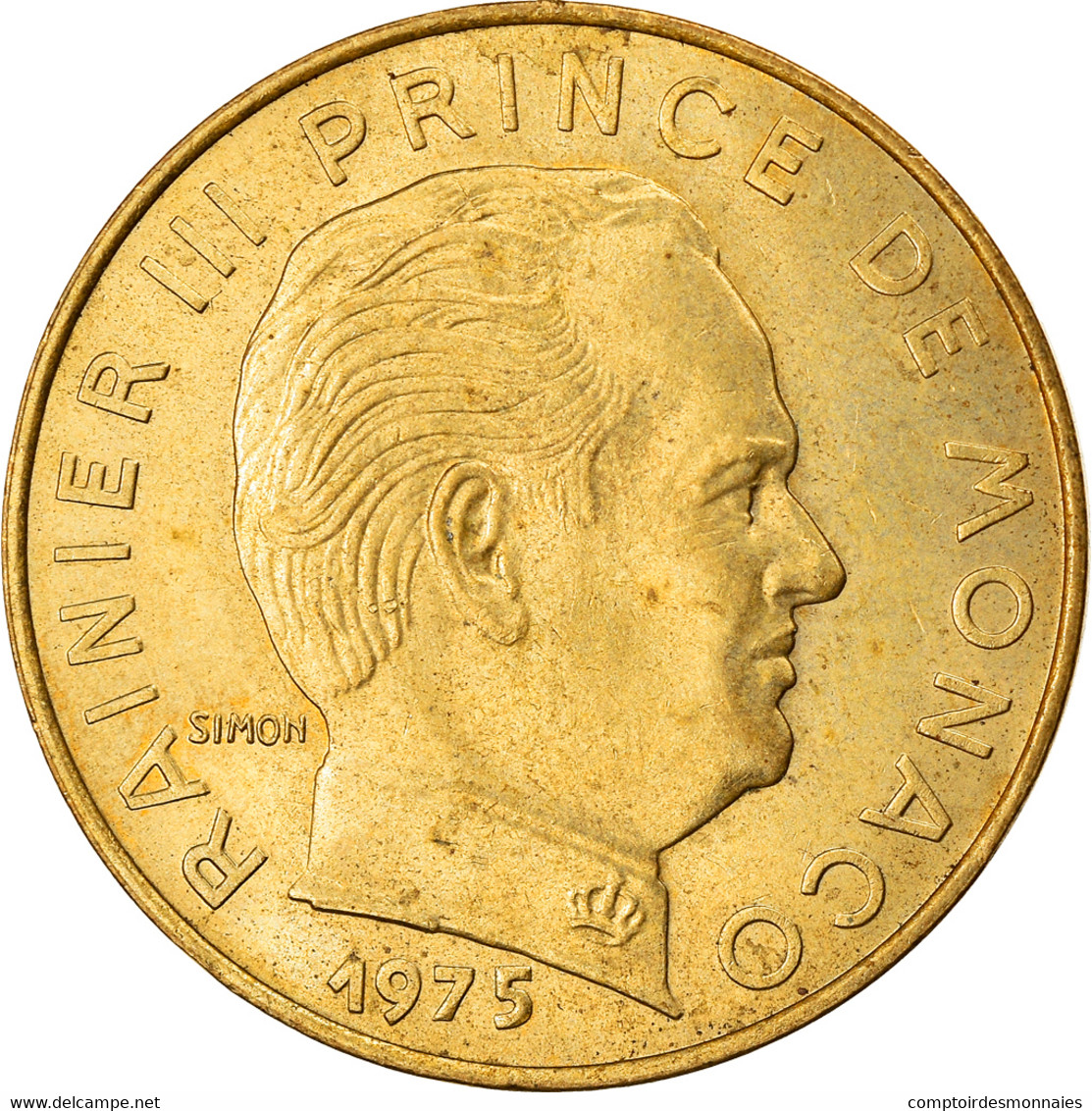 Monnaie, Monaco, Rainier III, 20 Centimes, 1975, SUP, Aluminum-Bronze - 1960-2001 Nouveaux Francs