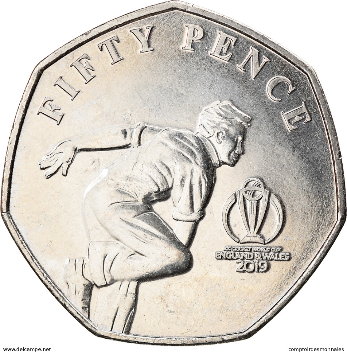 Monnaie, Isle Of Man, Slip Catch, 50 Pence, 2019, SPL, Cupro-nickel - Isle Of Man