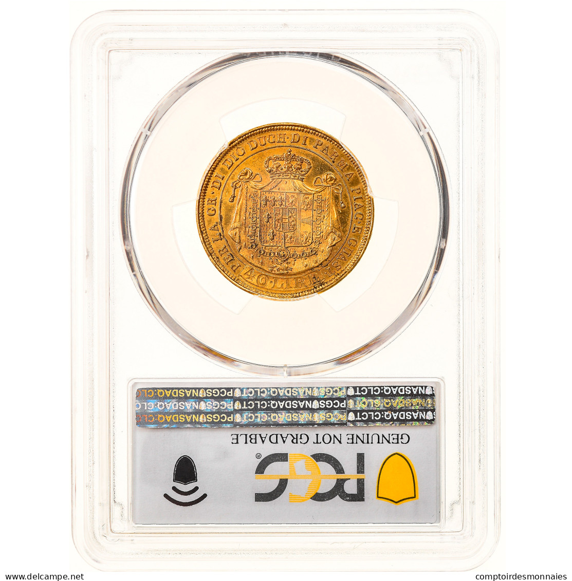 Monnaie, États Italiens, PARMA, Maria Luigia, 40 Lire, 1815, Parma, PCGS - Parma