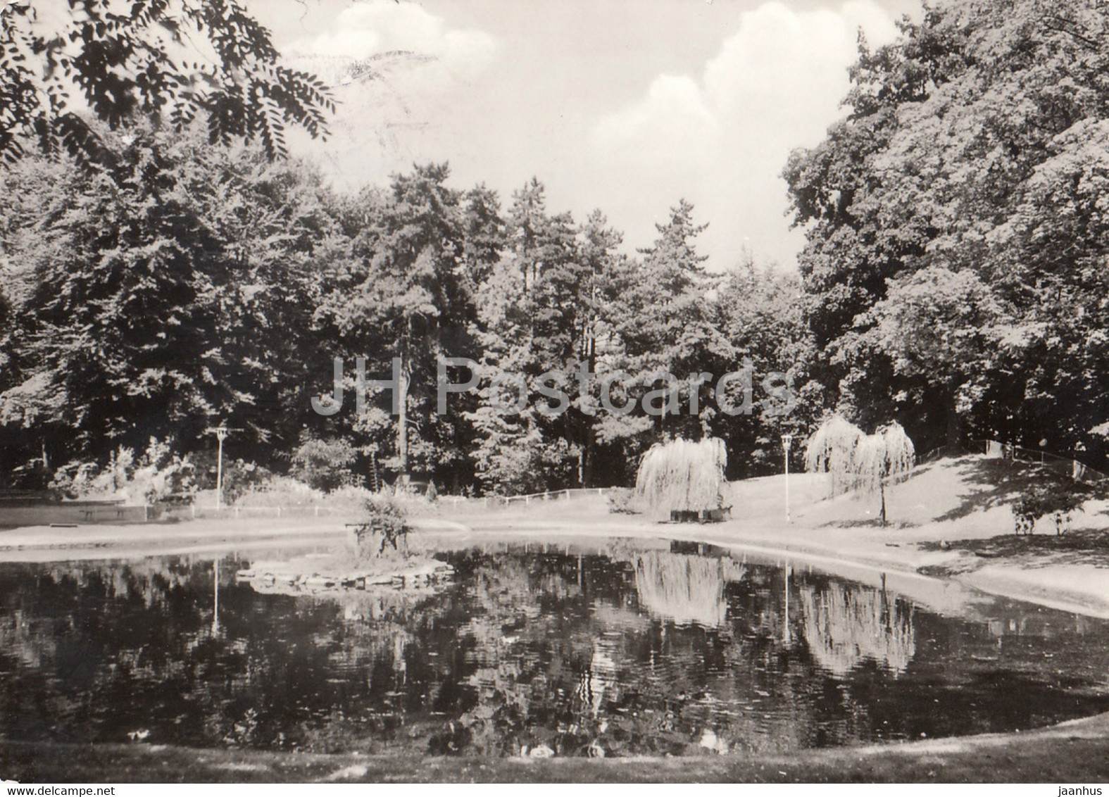 Wurzen - Parkteich - Pond - 1978 - Germany DDR - Used - Wurzen