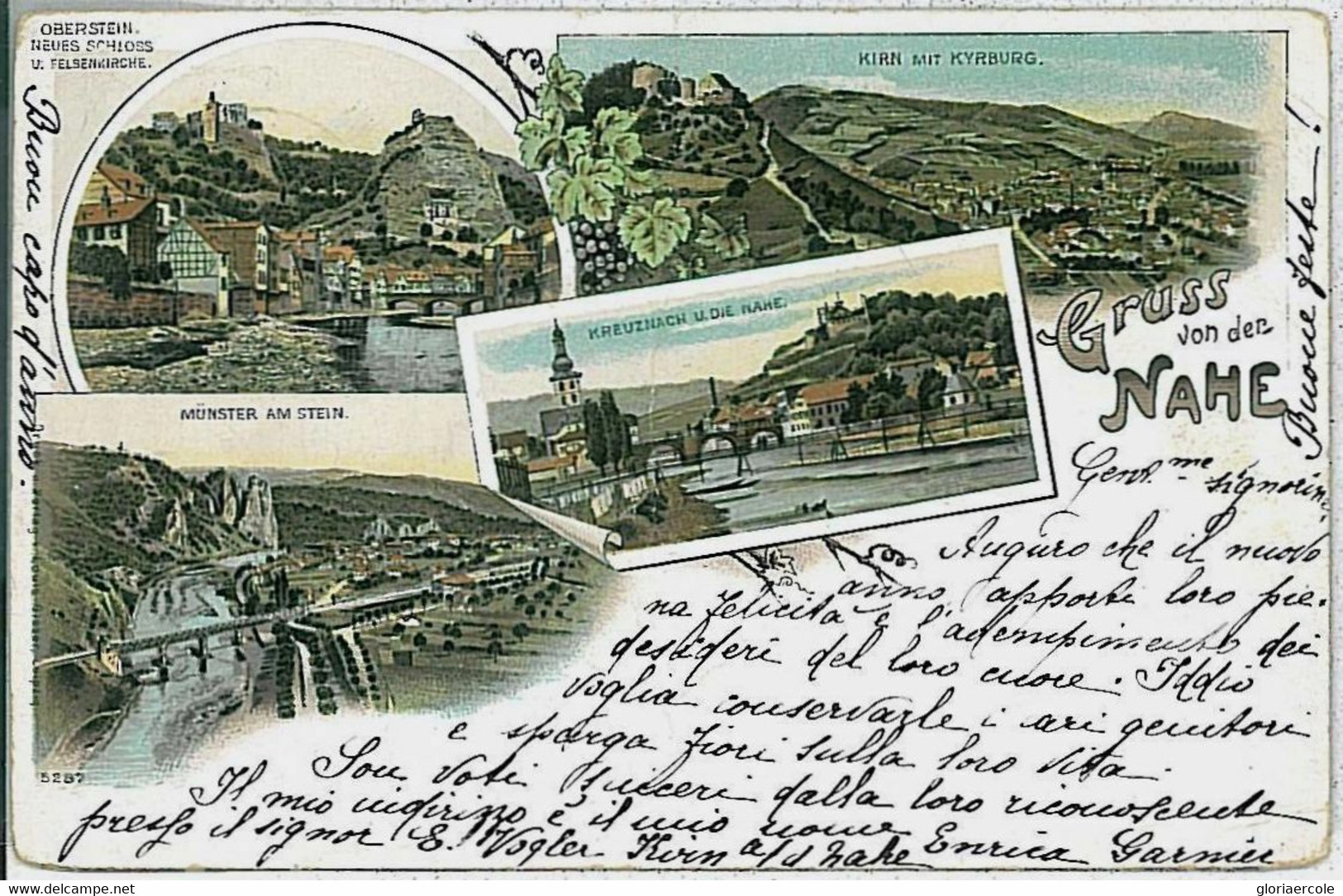 33421 -  Ansichtskarten VINTAGE POSTCARD: GERMANY - GRUSS AUS Nahe 1897 - Birkenfeld (Nahe)