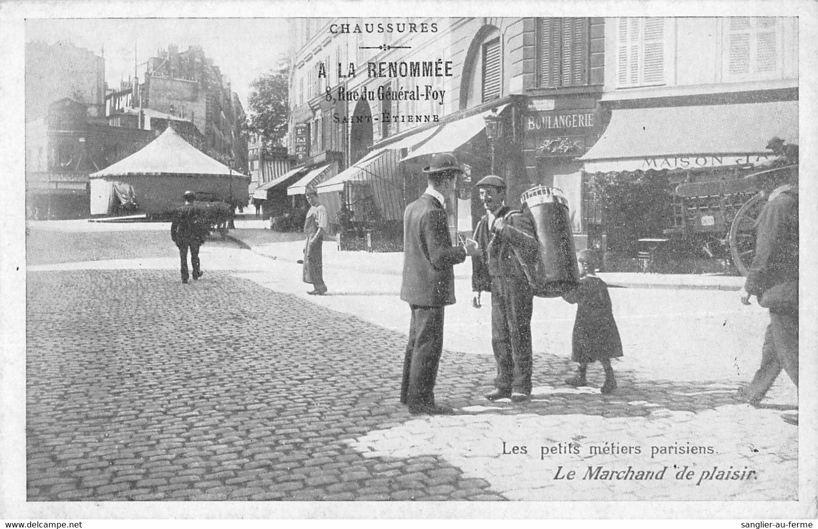 CPA 75 PARIS LES PETITS METIERS PARISIENS LE MARCHAND DE PLAISIR - Altri & Non Classificati