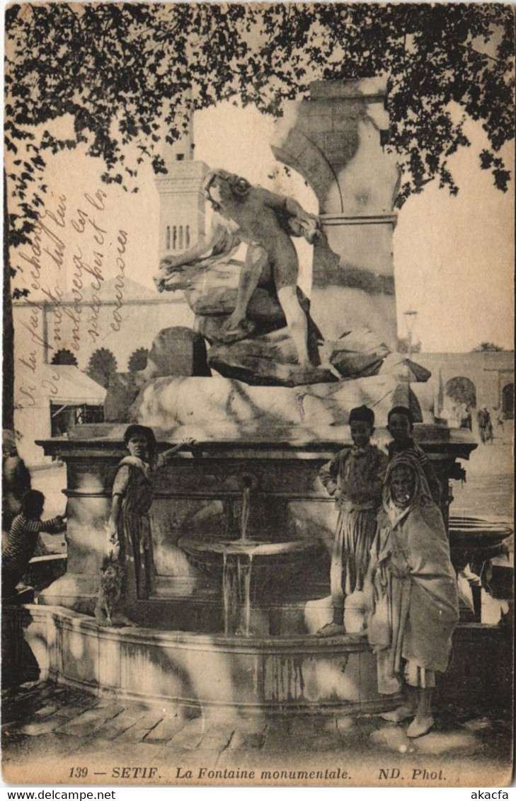 CPA AK SETIF La Fontaine Monumentale ALGERIE (1145474) - Setif