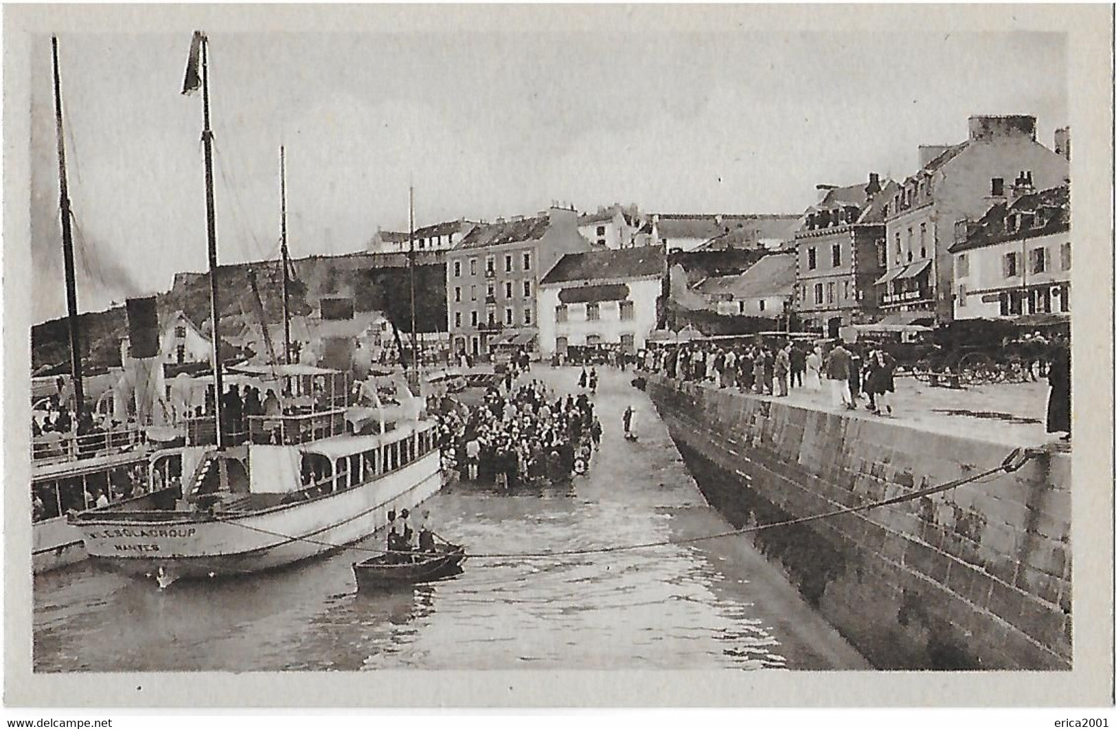 Belle Ile En Mer. Embarquement  Pour Quiberon. - Belle Ile En Mer