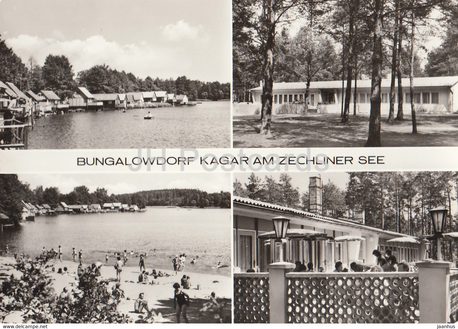 Bungalowdorf Kagar Am Zechliner See - Beach - Germany DDR - Unused - Zechlinerhütte