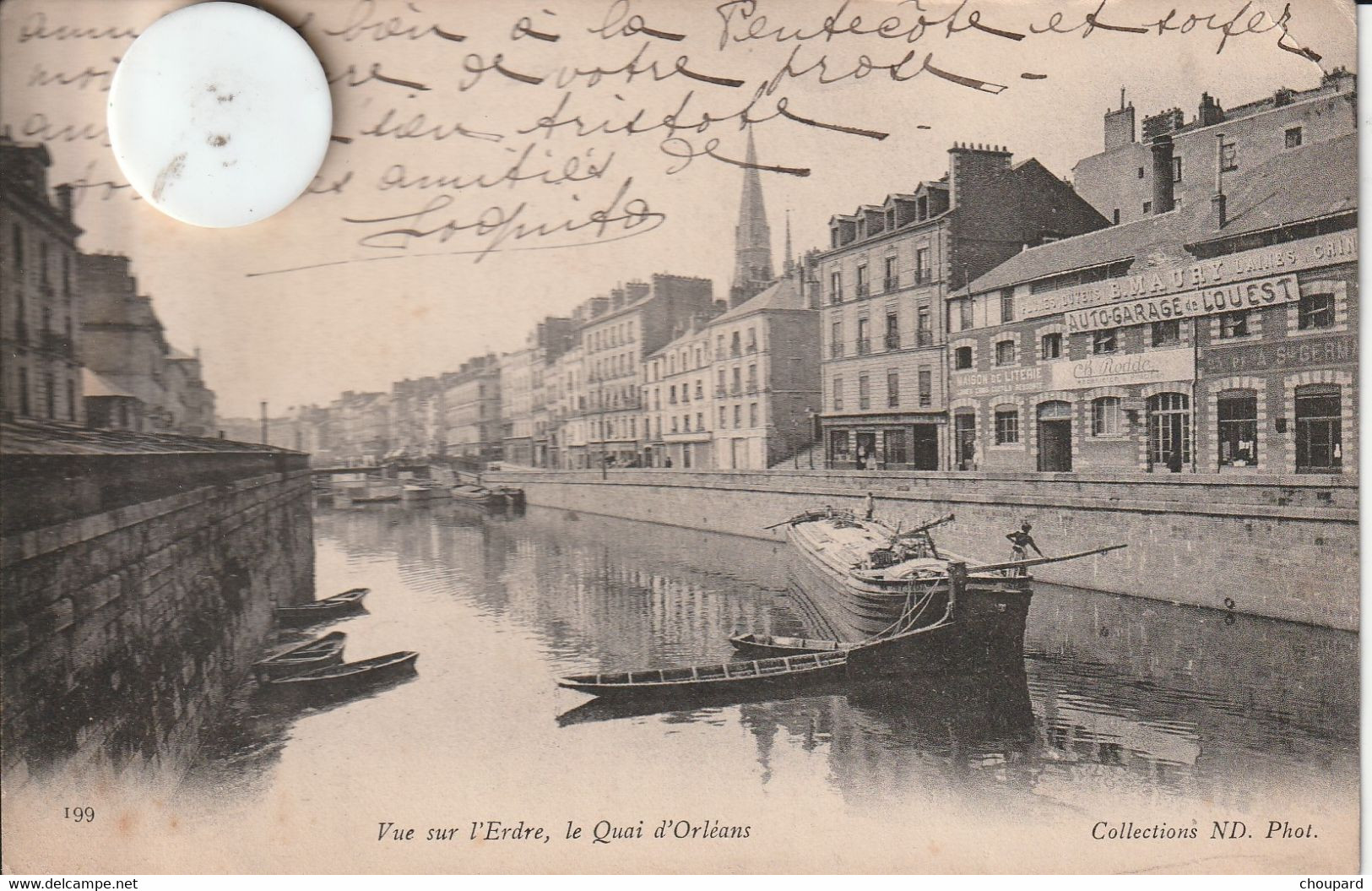 44 - Carte Postale Ancienne De NANTES    Le Quai D'Orléans - Nantes