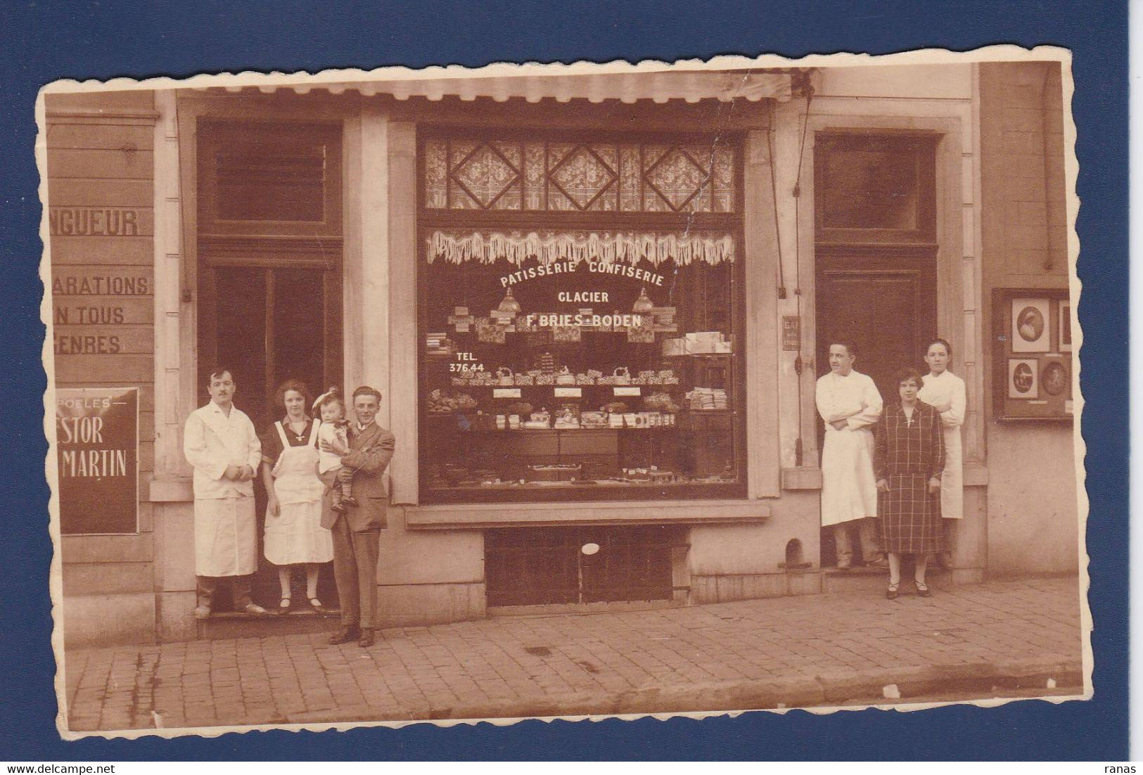 CPA Belgique > Bruxelles Carte Photo Non Circulé Devanture De Magasin Shop - Bar, Alberghi, Ristoranti