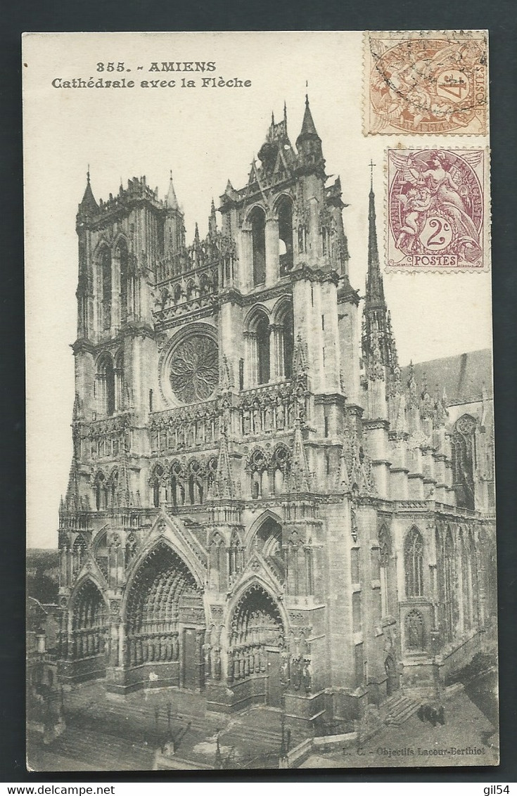 N° 355 - Amiens - Cathédrale Avec La Flèche   Vak63 - Amiens