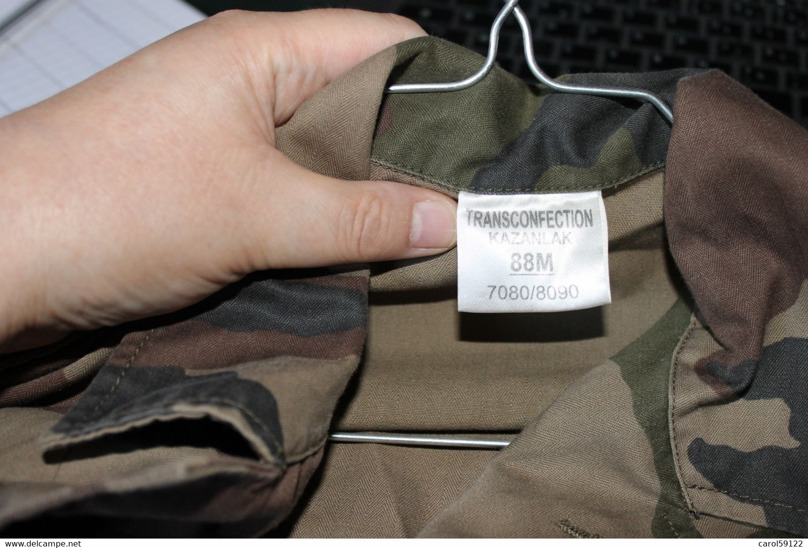 Veste Treillis Camouflage T 88 M - Equipaggiamento