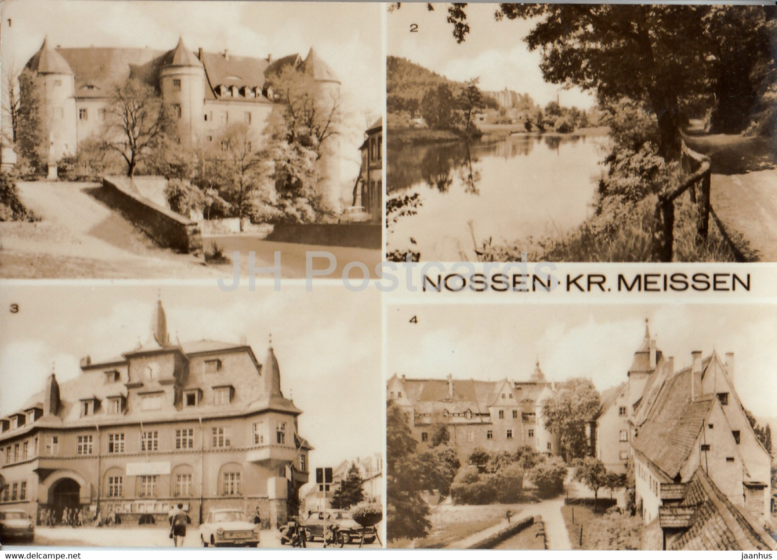 Nossen Kr Meissen - Schloss - Rathaus - Heimatmuseum - 1975 - Germany DDR - Used - Nossen