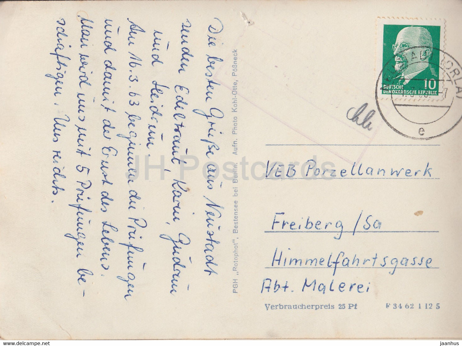 Neustadt A D Orla Ist Sehenswert - 1963 - Germany DDR - Used - Neustadt / Orla