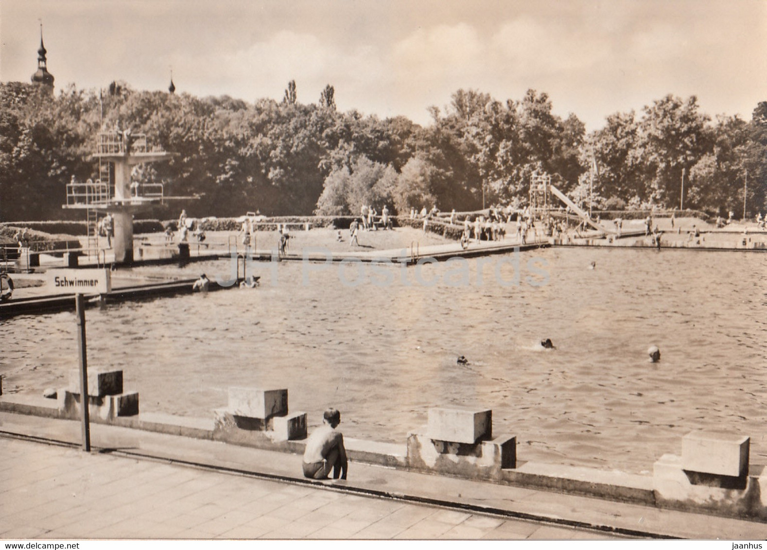 Riesa - Elbe - Stadtbad - Pool - Germany DDR - Unused - Riesa