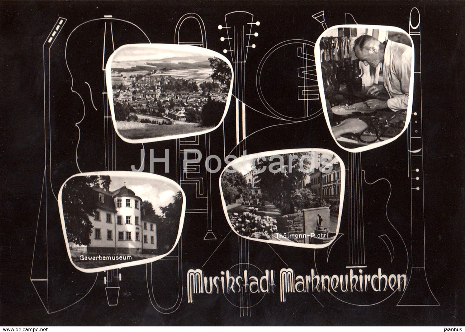 Musikstadt Markneukirchen - Gewerbemuseum - Thalmann Platz - Germany DDR - Unused - Markneukirchen