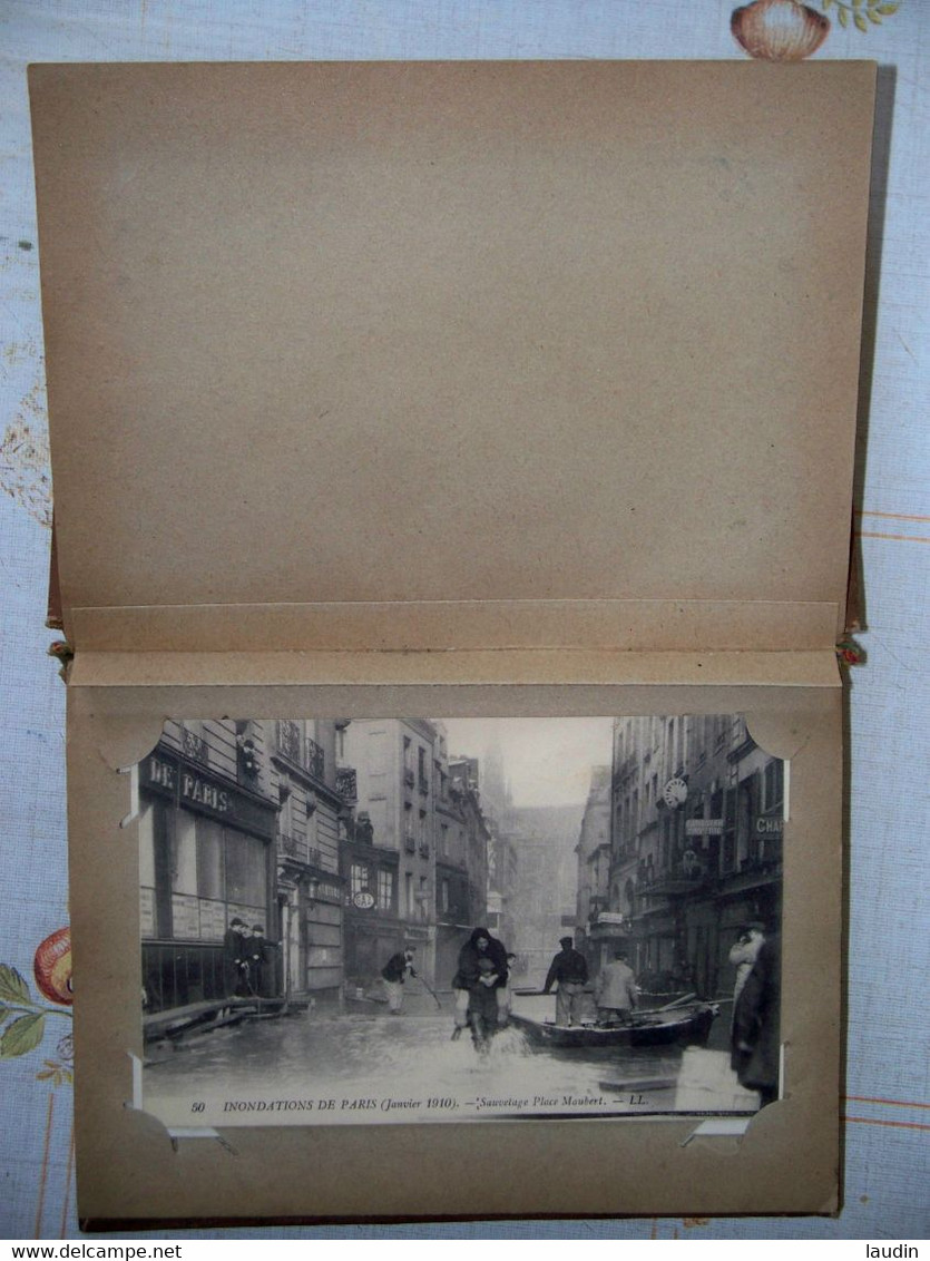 Album De 50 Cartes Postales Inondations De Paris 1910 - De Overstroming Van 1910