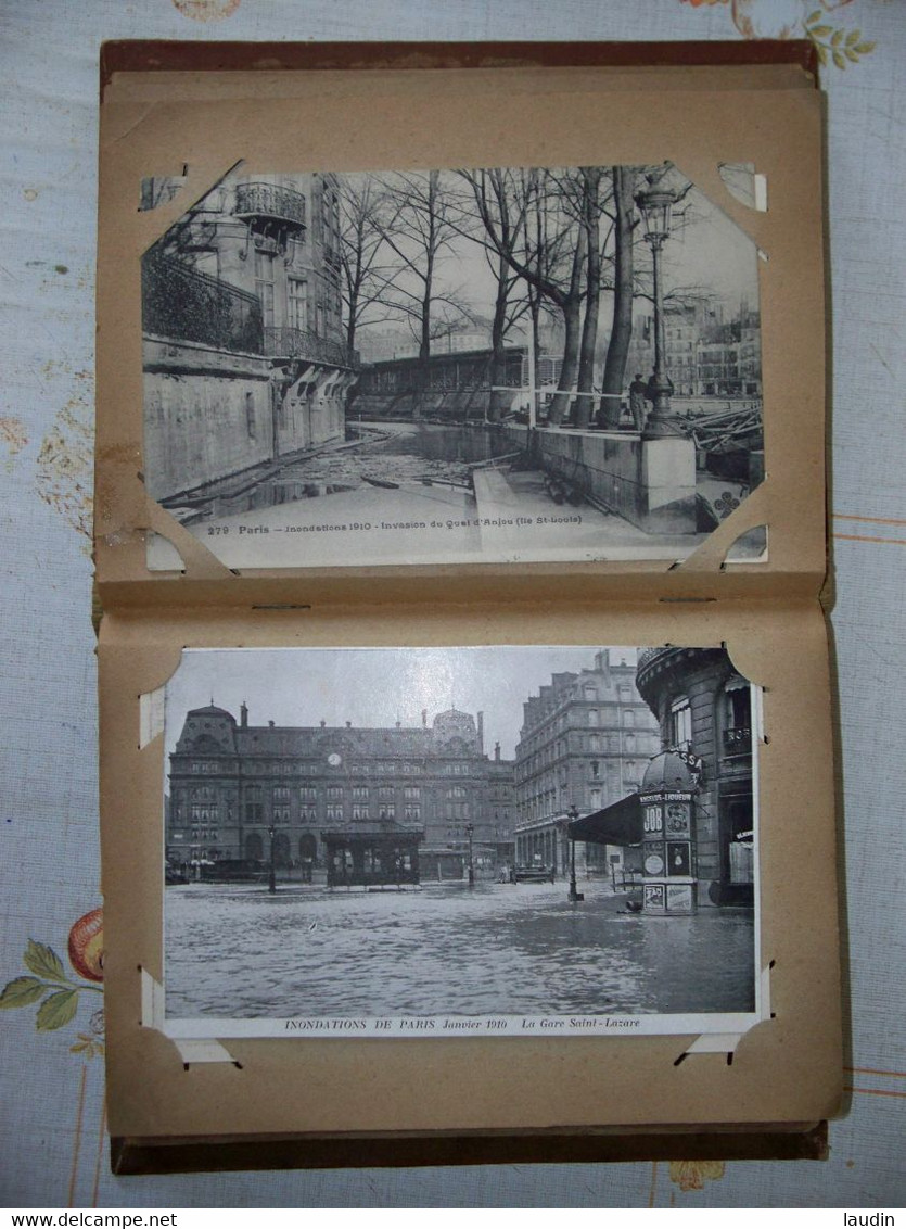 Album De 50 Cartes Postales Inondations De Paris 1910 - De Overstroming Van 1910