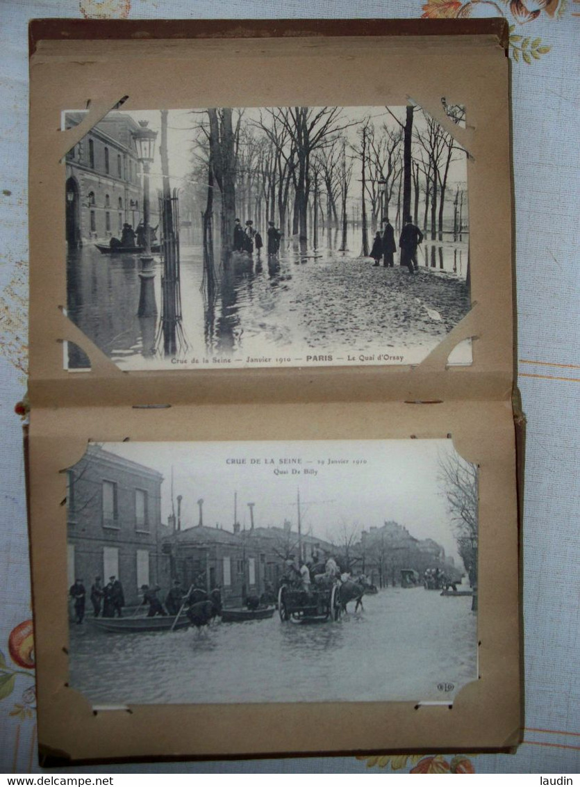 Album De 50 Cartes Postales Inondations De Paris 1910 - De Overstroming Van 1910