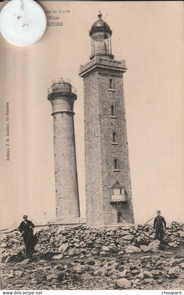 35 - Carte Postale Ancienne Du Phare Du Pilier  Près De Noirmoutier - Noirmoutier