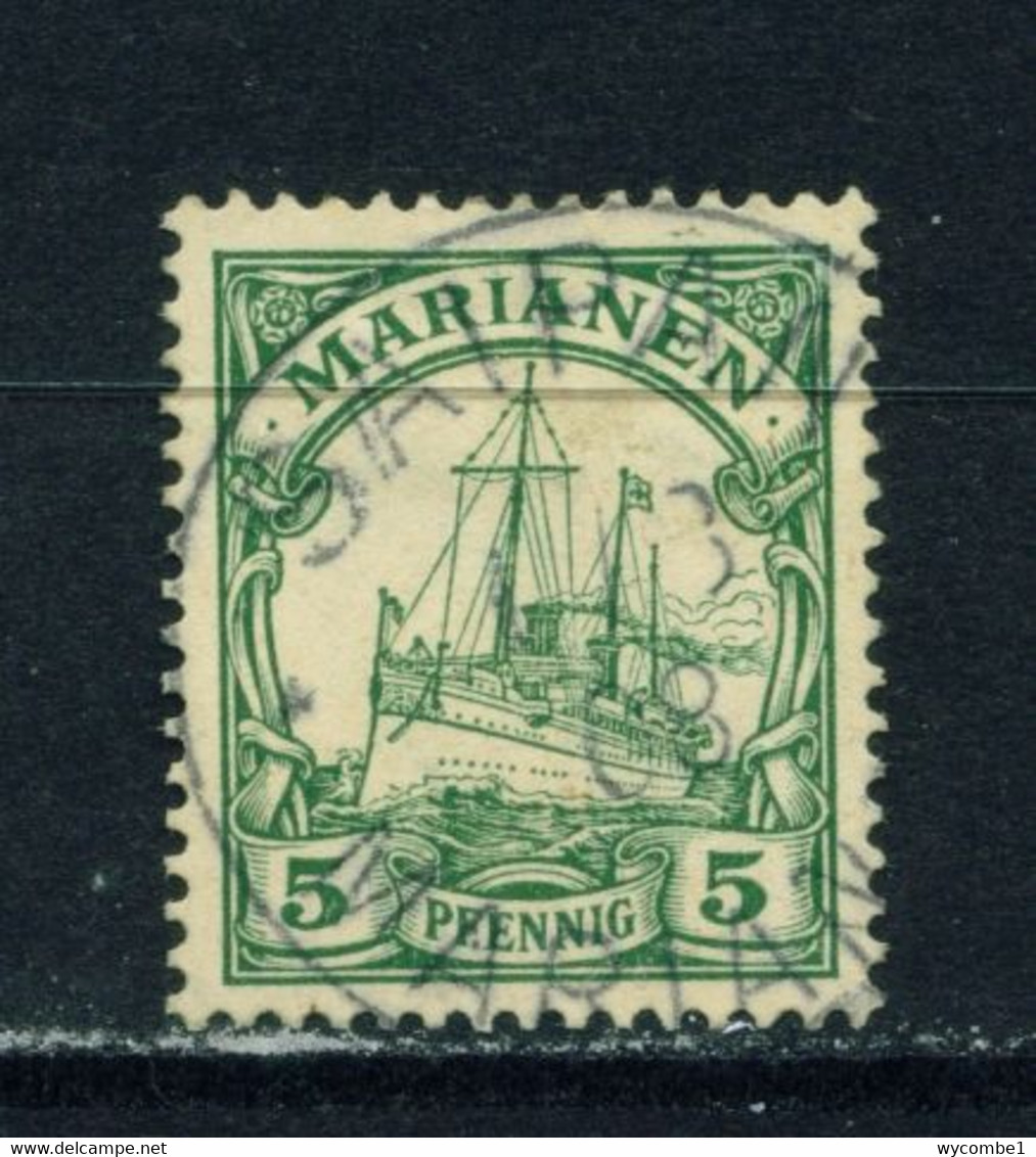 MARIANA ISLANDS  -  1901 Yacht Definitive 5pf Used As Scan - Marianen