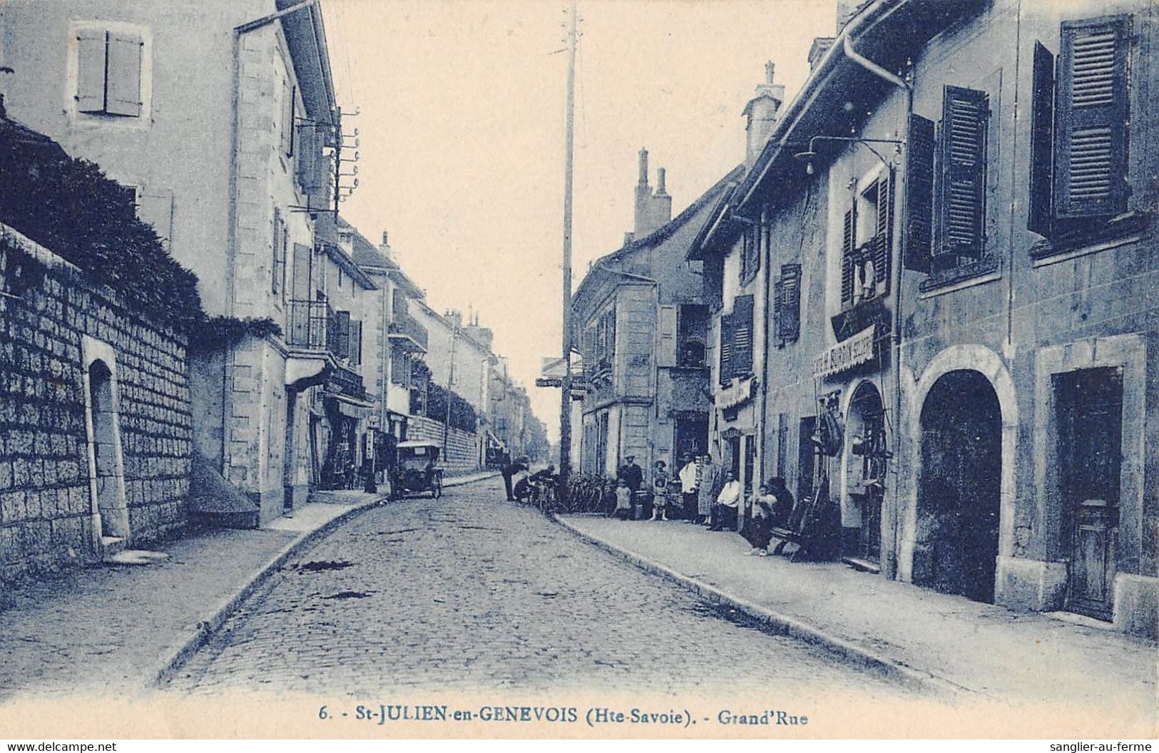 CPA 74 SAINT JULIEN EN GENEVOIS GRAND RUE - Saint-Julien-en-Genevois