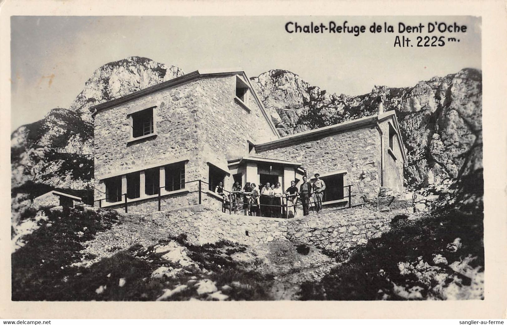 CPA 74 CHALET REFUGE DE LA DENT D'OCHE - Other & Unclassified