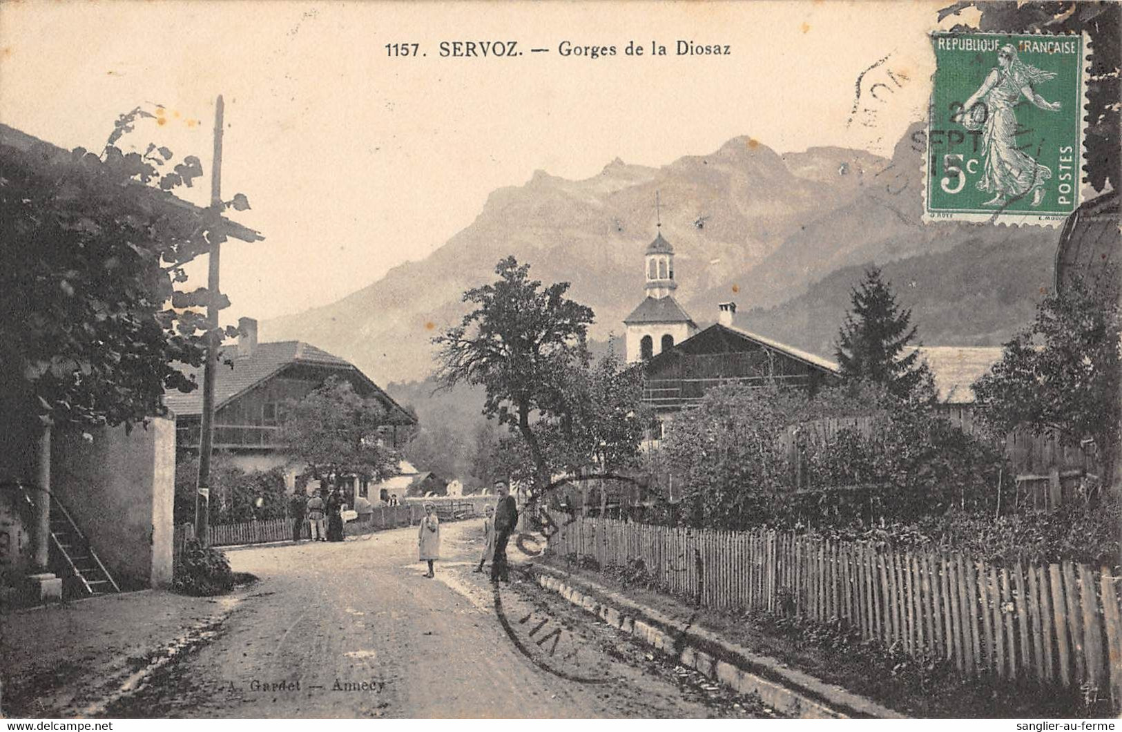 CPA 74 SERVOZ GORGES DE LA DIOSAZ - Sonstige & Ohne Zuordnung