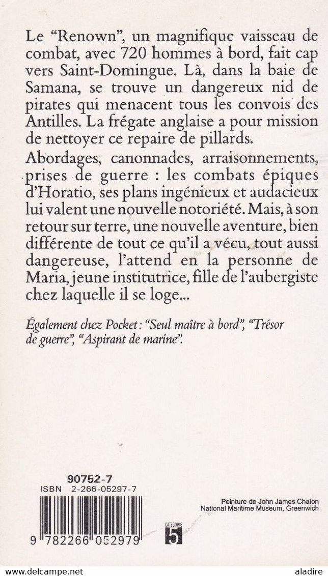 C. S.  FORESTER - Capitaine Hornblower - Lieutenant De Marine - Pocket - 283 Pages - Aventure