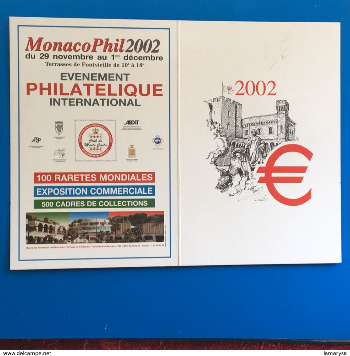 Événement Philatélique Monaco 2002 Carnet Document​​​​​​​-O.E.T.P. Office Timbres Poste Principauté De Monaco-☛timbres € - Covers & Documents