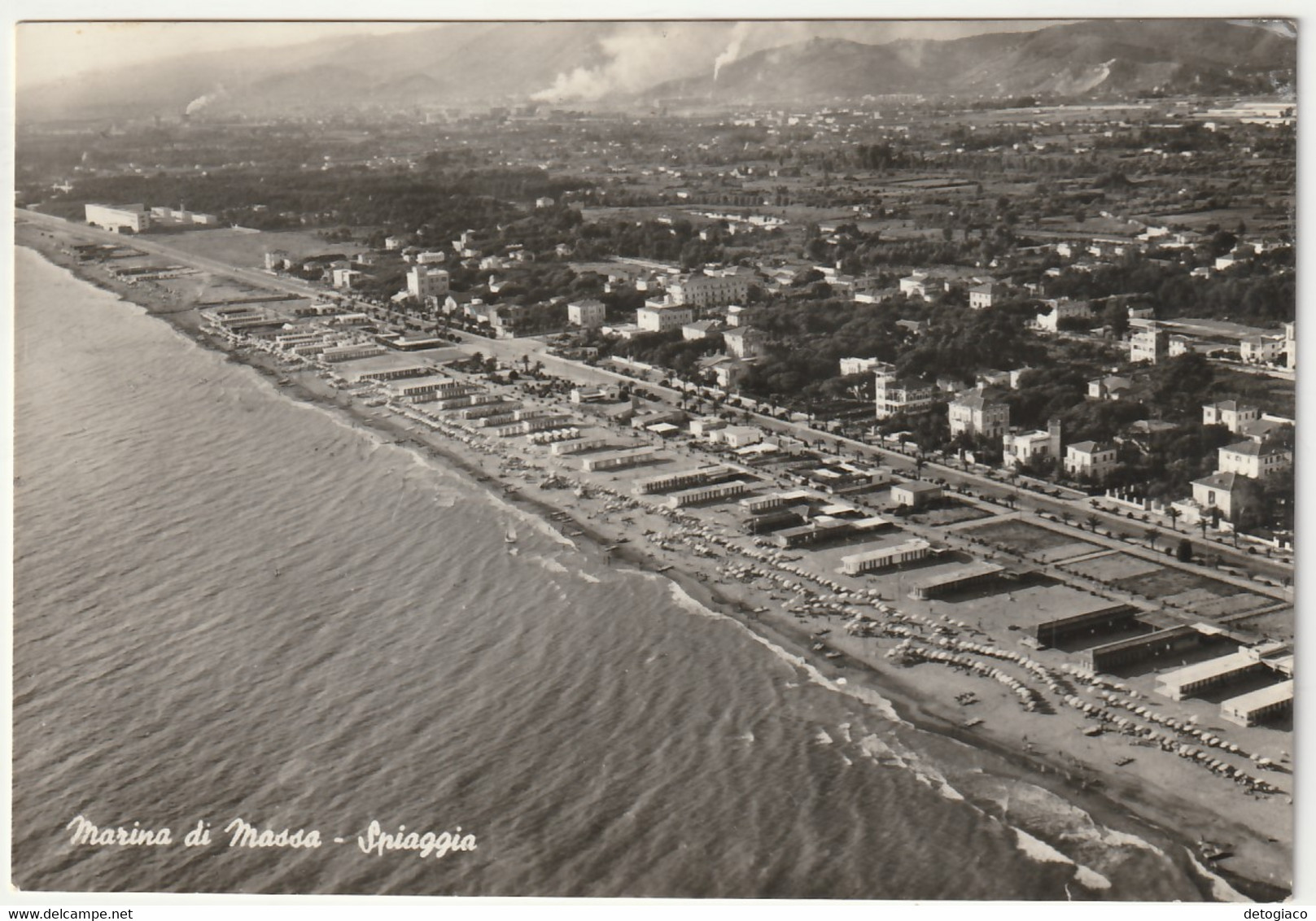 MARINA DI MASSA - SPIAGGIA - VIAGG. 1959 -65520- - Massa