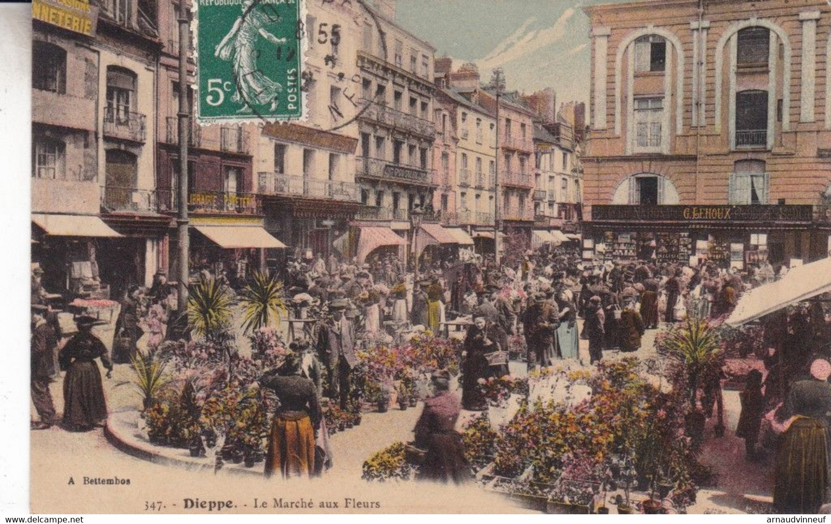 76-DIEPPE LE MARCHE AUX FLEURS - Dieppe