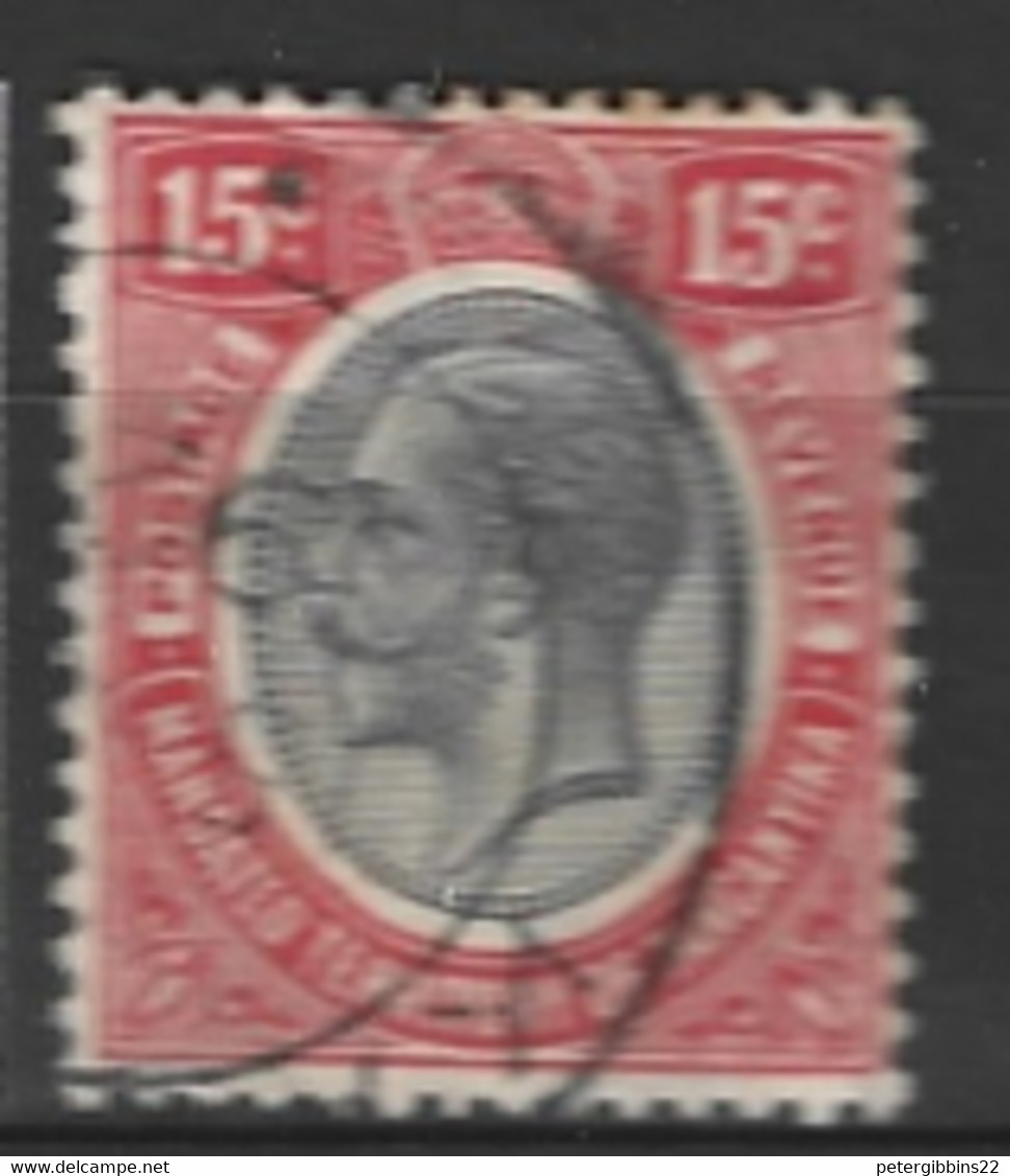 Tanganyika  1927  SG 95  15c  Fine Used - Tanganyika (...-1932)