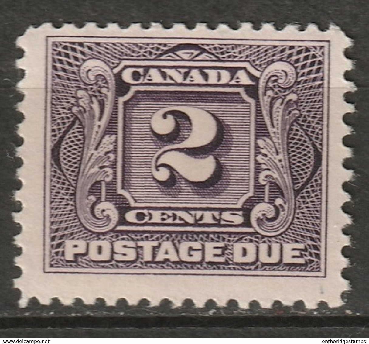 Canada 1906 Sc J2  Postage Due MH* - Port Dû (Taxe)