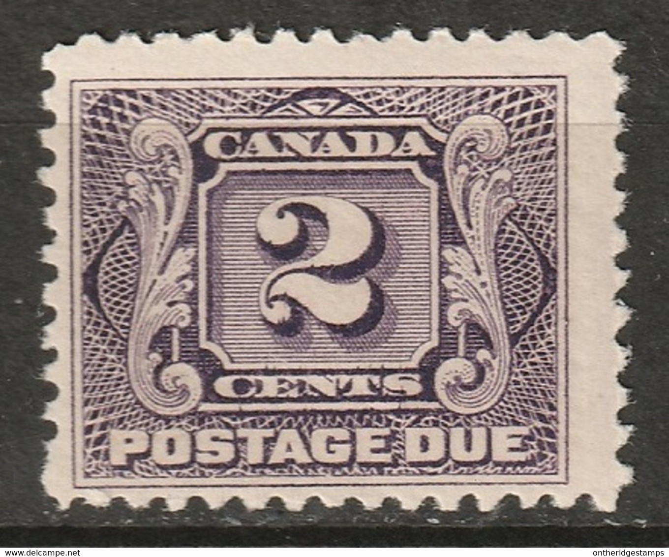 Canada 1906 Sc J2  Postage Due MH* - Portomarken