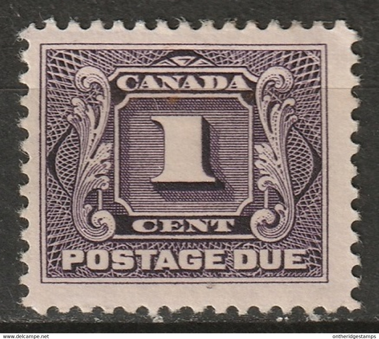 Canada 1928 Sc J1c  Postage Due MLH* Reddish Violet - Postage Due