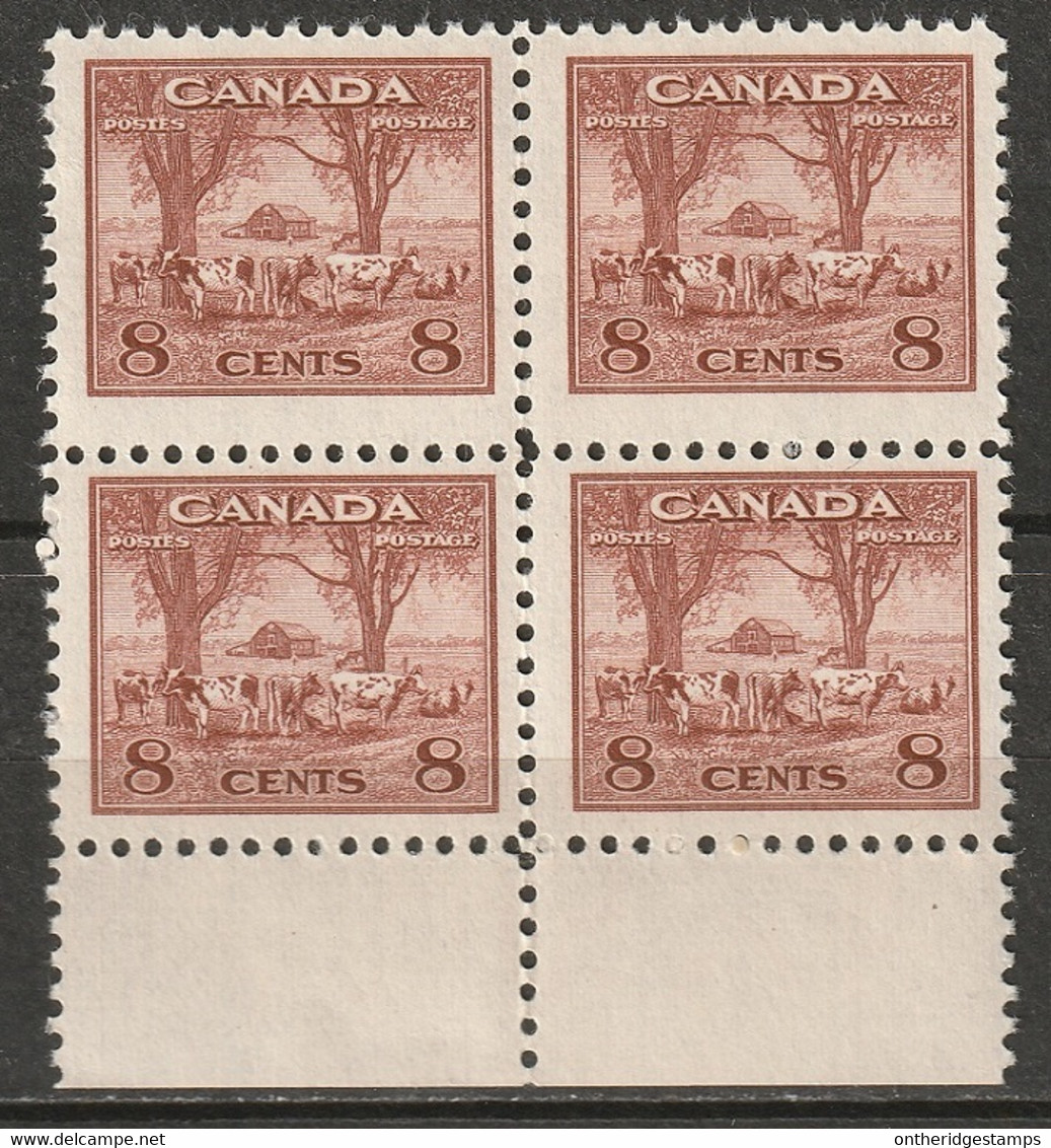 Canada 1942 Sc 256  Block MNH** - Nuovi