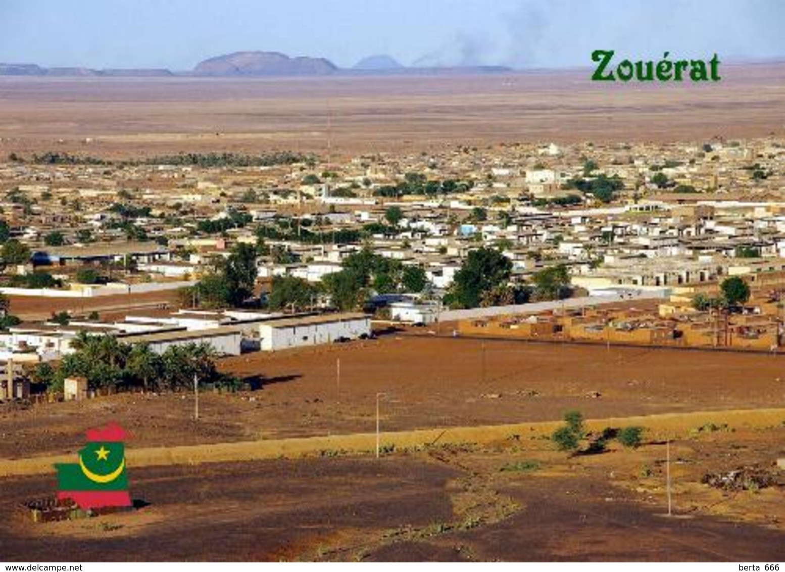 Mauritania Zouerat Overview New Postcard Mauretanien AK - Mauritania