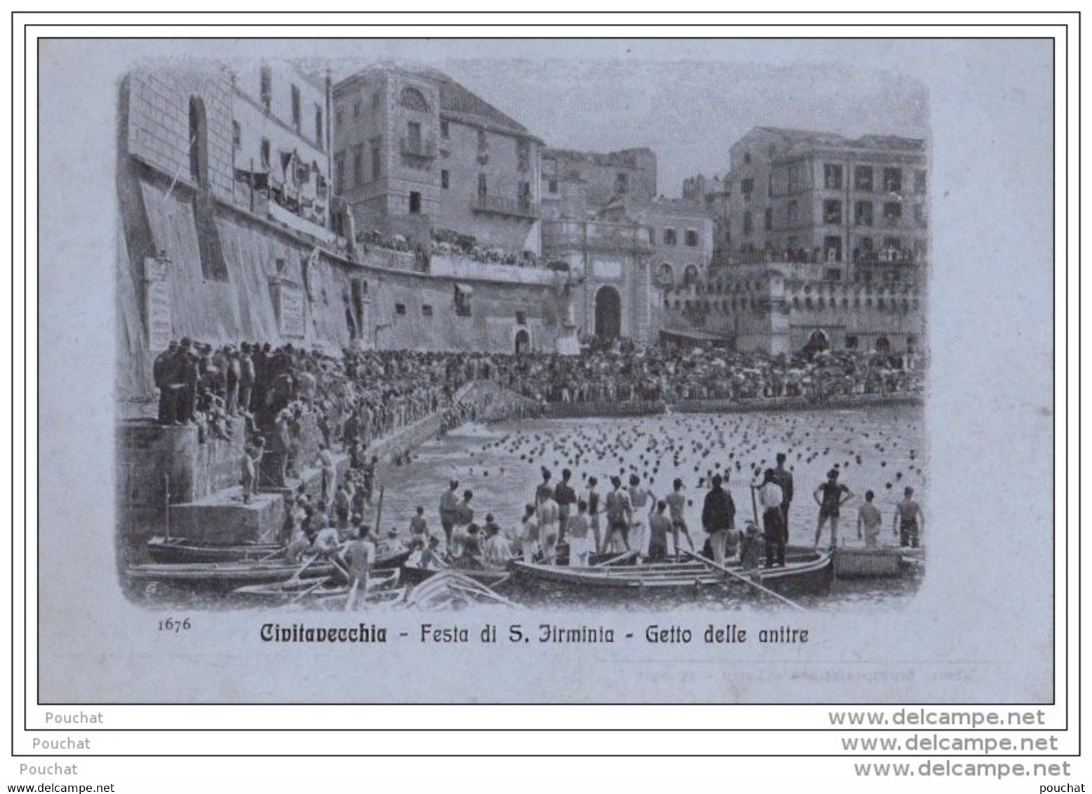 Civitavecchia (roma)  Festa Di S. Girminia - Getto Delle Anitre - Civitavecchia