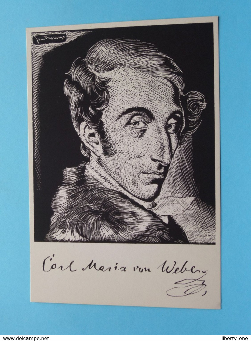 WEBER Carl Maria Von ( 1786-1826 ) ( Edit. Heuwekemeijer ) 19?? ( Zie Foto > Scan ) ! - Singers & Musicians