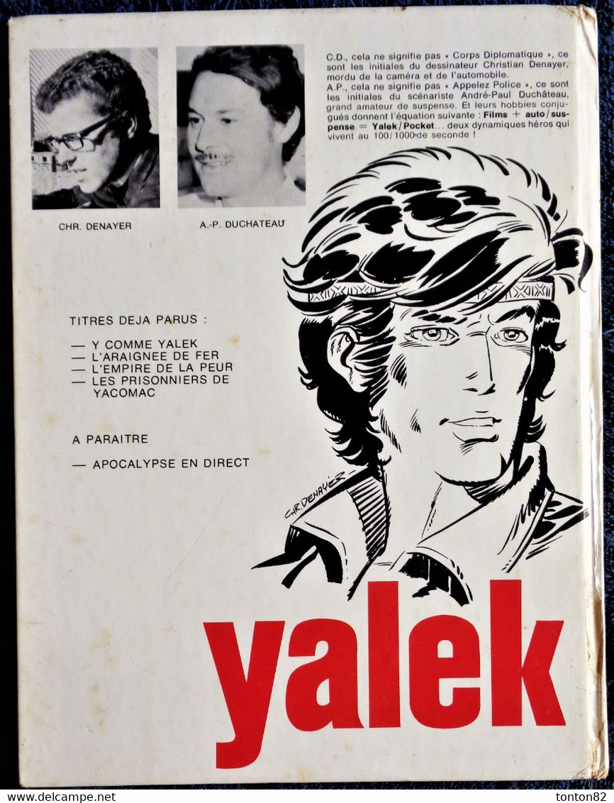 Ch. Denayer Et A. P. Duchâteau - YALEK - 1 - Y Comme YALEK - Rossel Édition - ( 1974 ) . - Yalek