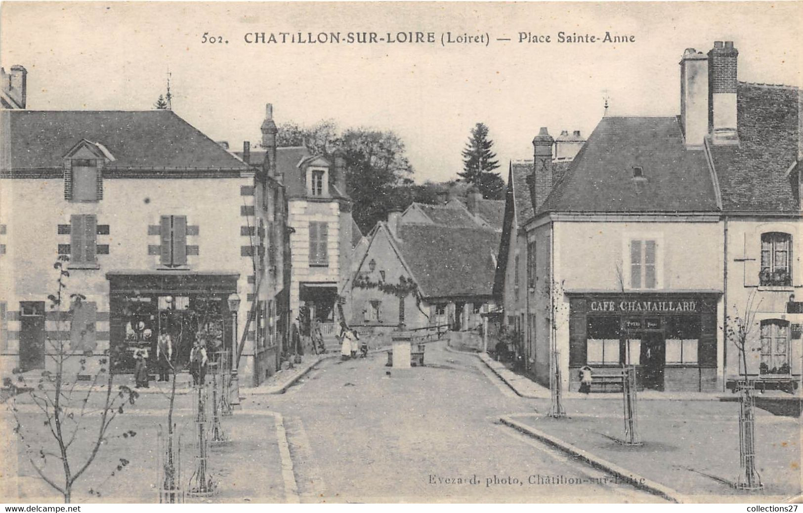 45-CHATILLON-SUR-LOIRE- PLACE SAINT-ANNE - Chatillon Sur Loire