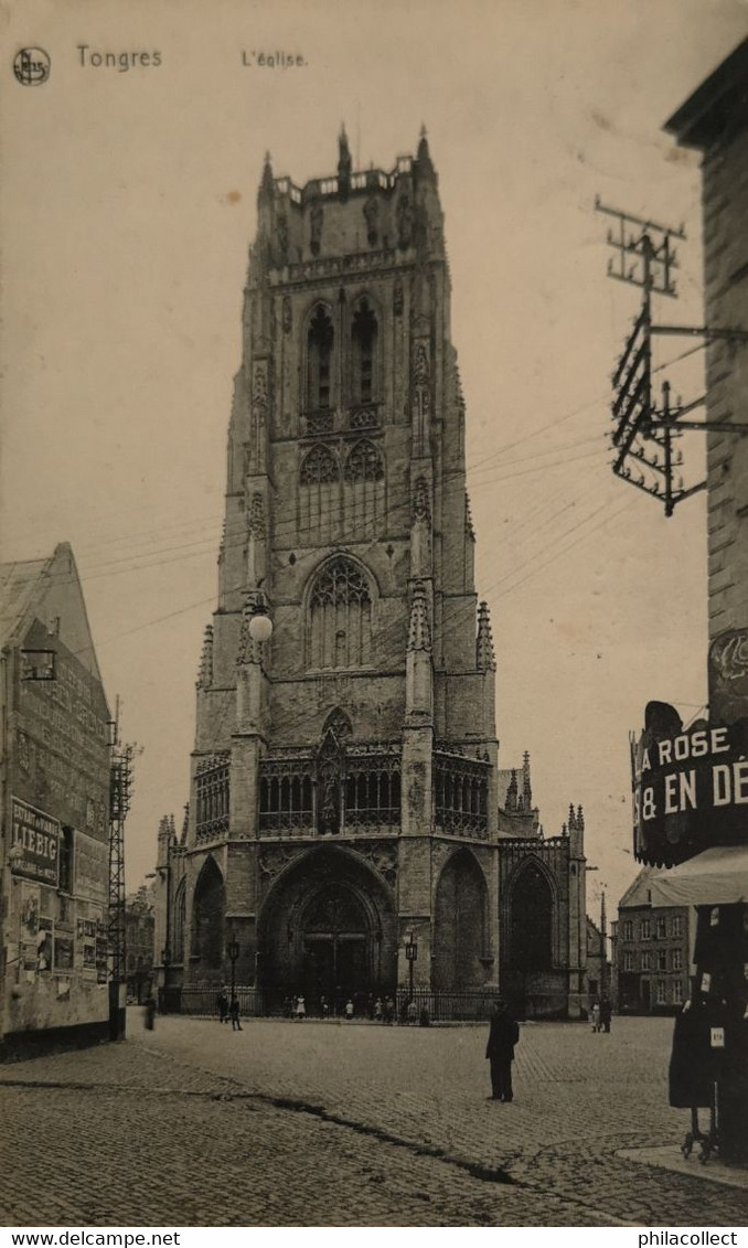 Tongeren - Tongres // L'Eglise (niet Standaard - Liebig Gevelreclame) 1911 - Tongeren