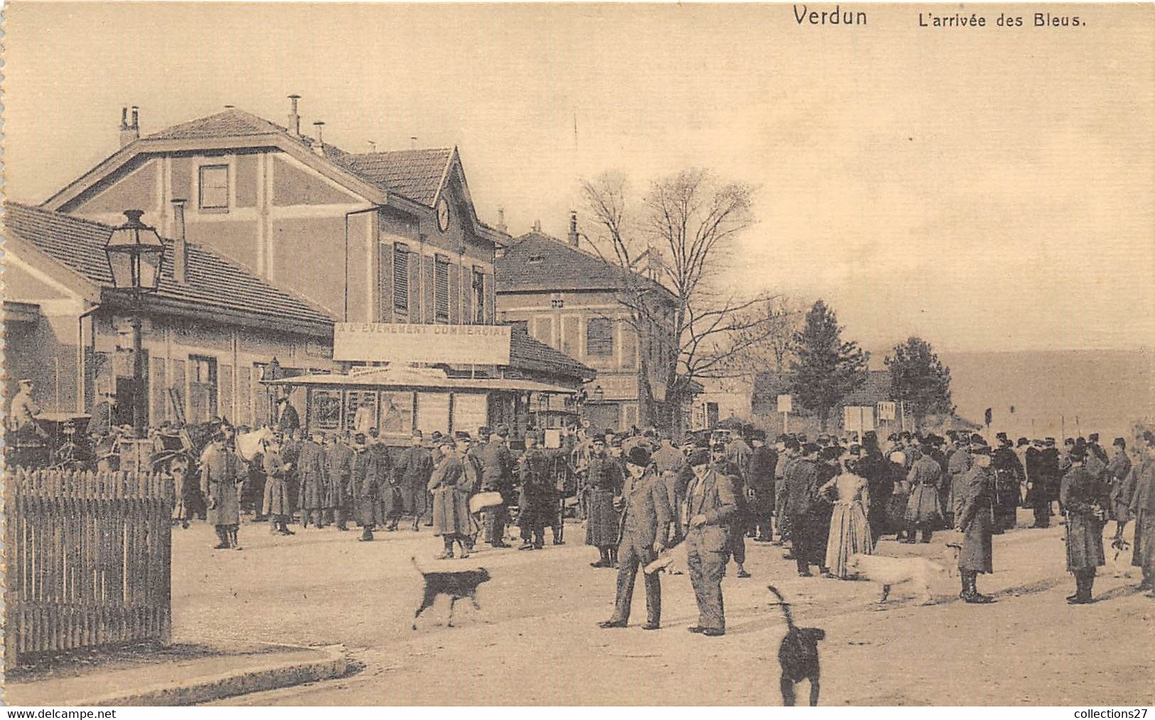 55-VERDUN- L'ARRIVEE DES BLEUS - Verdun