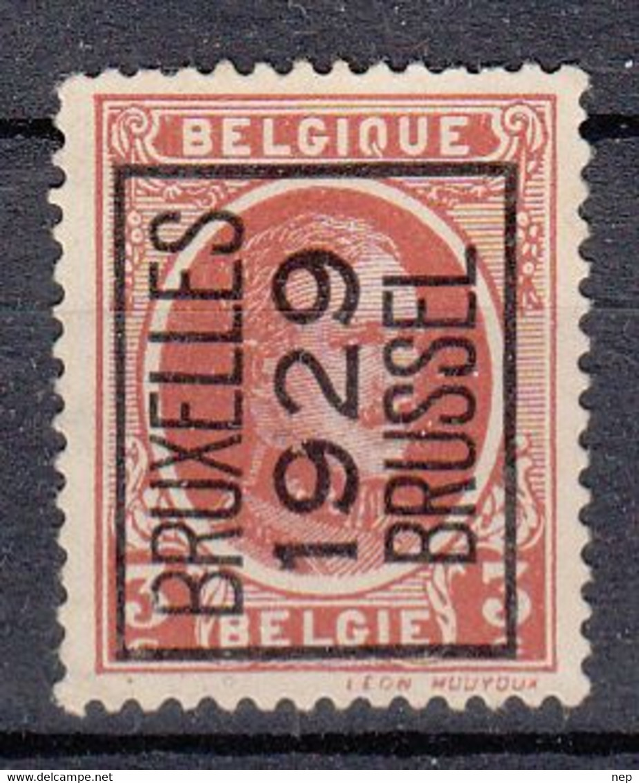 BELGIË - PREO - Nr 184 A - BRUXELLES 1929 BRUSSEL - (*) - Typo Precancels 1922-31 (Houyoux)