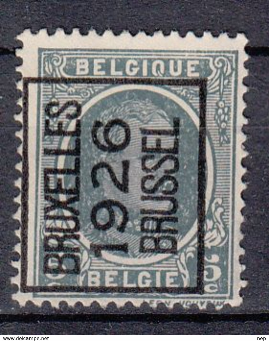 BELGIË - PREO - Nr 141 A - BRUXELLES 1926 BRUSSEL - (*) - Typo Precancels 1922-31 (Houyoux)