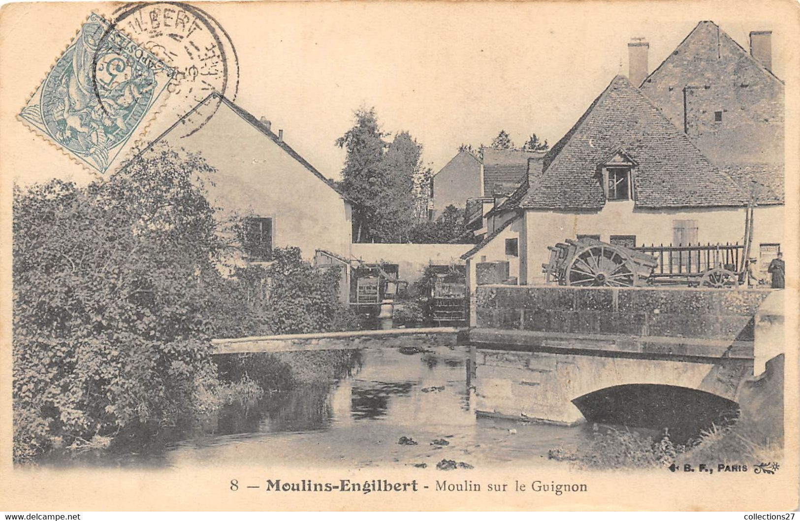 58-MOULINS-ENGILBERT- MOULIN SUR LE GUIGNON - Moulin Engilbert