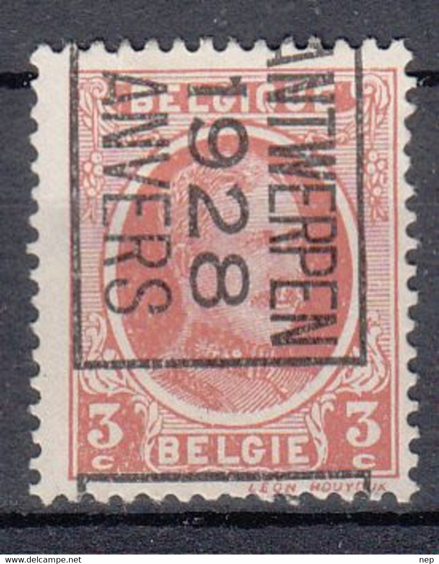 BELGIË - PREO - 1928 - Nr 165 B (Kantdruk - KO) - ANTWERPEN 1928 ANVERS - (*) - Typos 1922-31 (Houyoux)