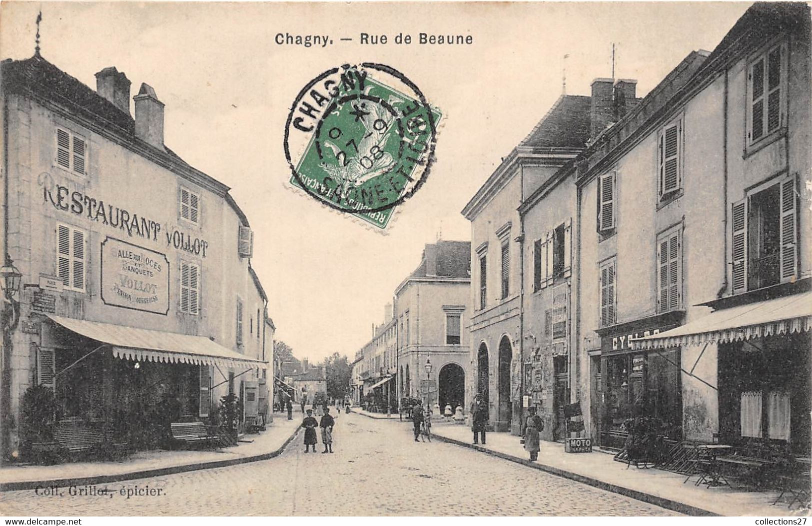 71-CHAGNY- RUE DE BEAUNE - Chagny