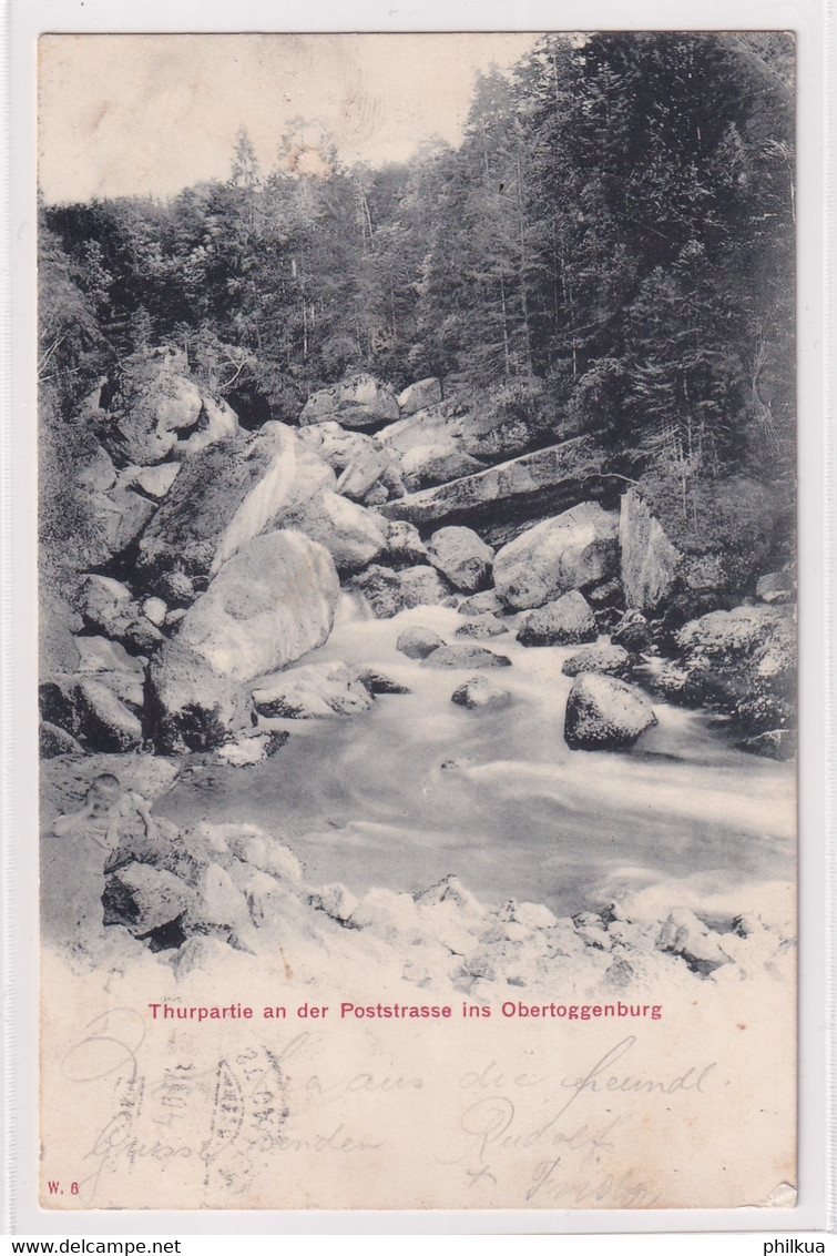 Thurpartie An Der Poststrasse Ins Obertoggenburg - Gelaufen Ab Alt St. Johann Nach Brunnadern - Brunnadern