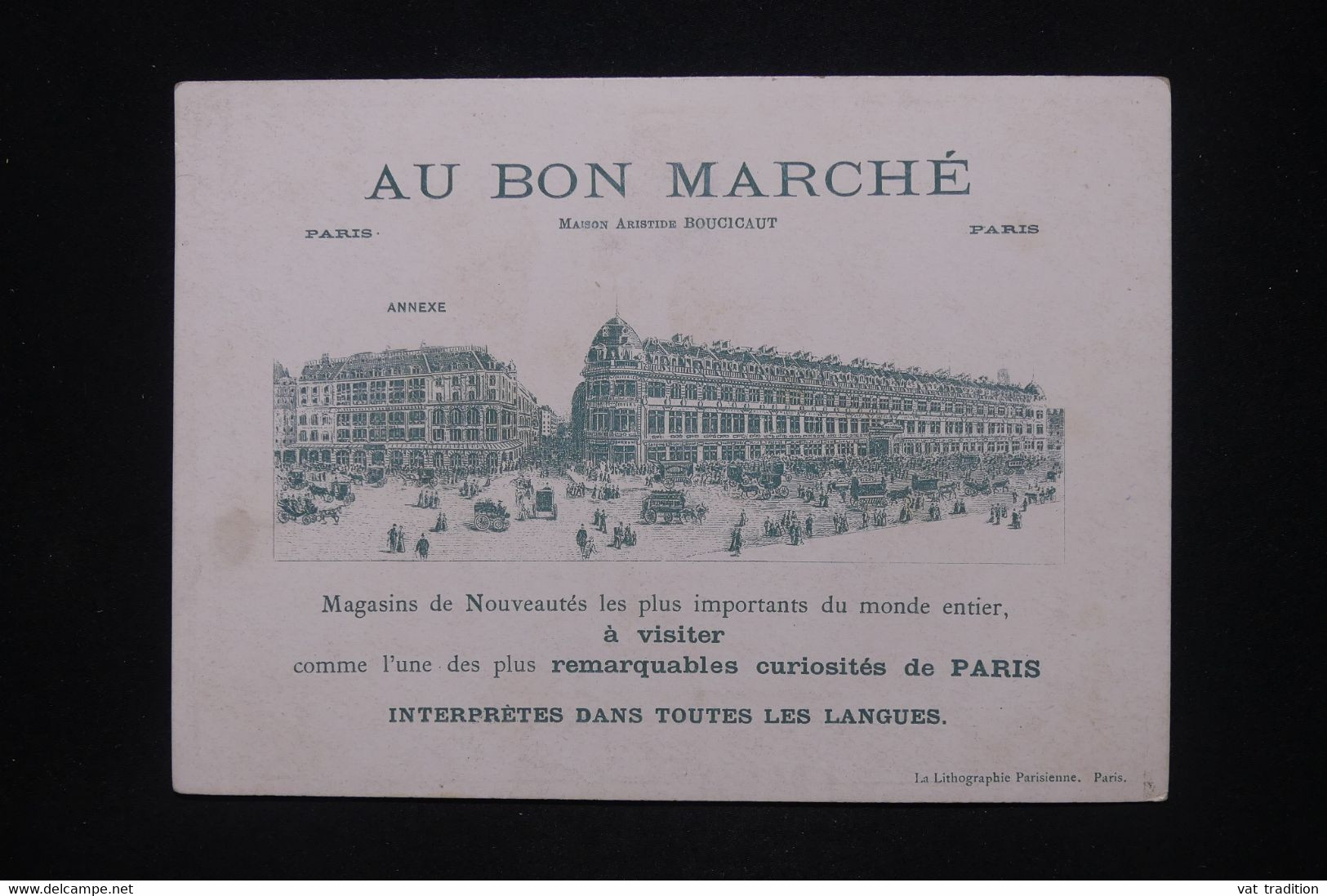 FRANCE - Chromos Du Magasin Au Bon Marché - La Belgique - L 101748 - Au Bon Marché